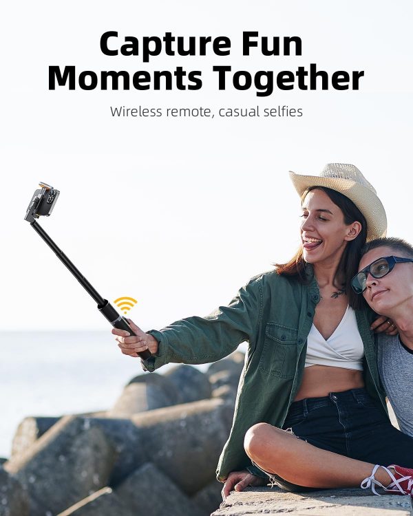 TODI 63" Phone Tripod, Tripod for iPhone & Portable Selfie Stick Tripod with Remote, Phone Tripod Stand for Video Recording, Travel Tripod for Cell Phone Tripod Compatible with iPhone 15/14/13/Android - Image 2